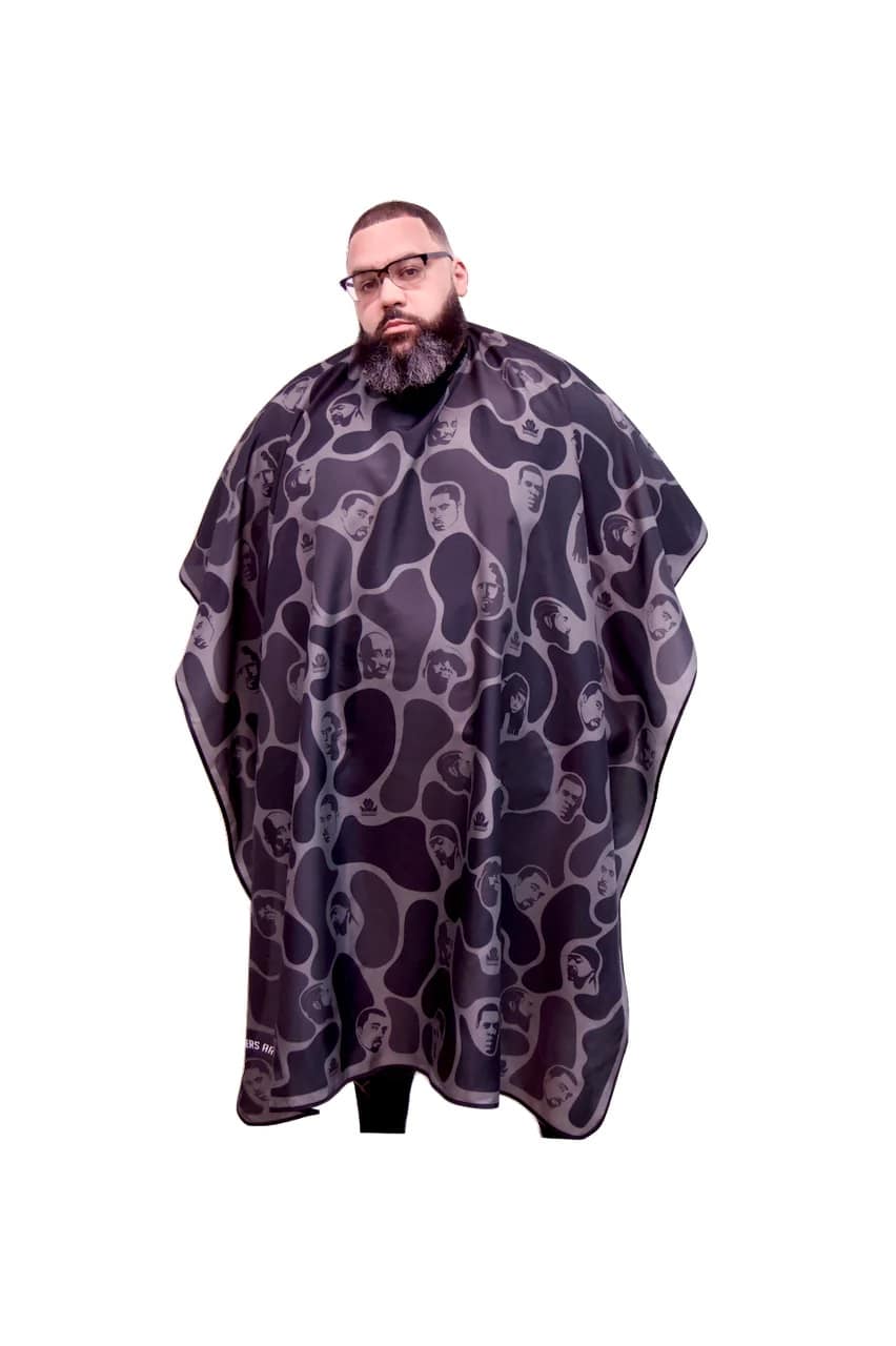 BLACK TIGER BARBER CAPE