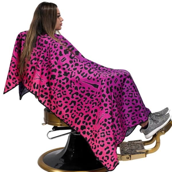 King Midas Leopard Cape Purple 3