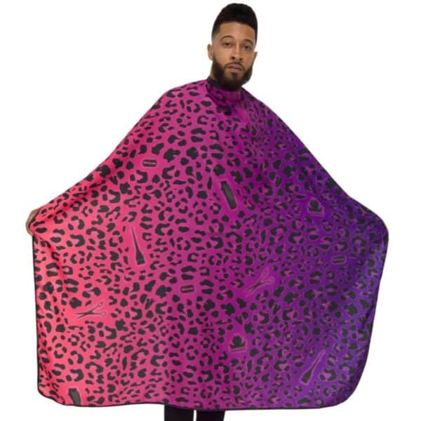 King Midas Leopard Cape Purple 5