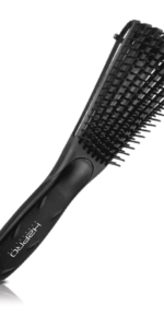 H2PRO GomBrush Black Gaff Detangle Brush #GBV3PB