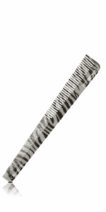 H2PRO GomComb Polycarbonate Zebra Styling Comb #GCZE02