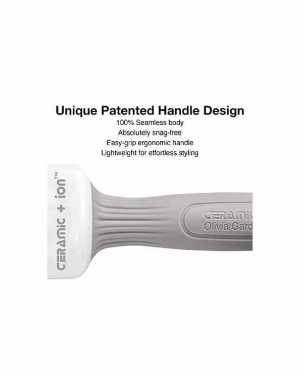 Olivia Garden Ceramic + Ion Thermal Round Brush handle details