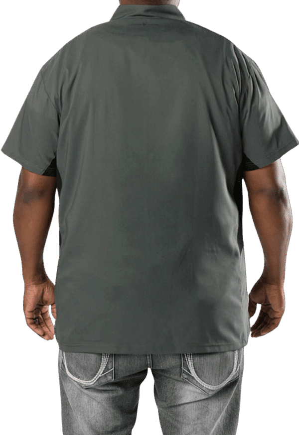 Barber Strong Barber Jacket Gray Back
