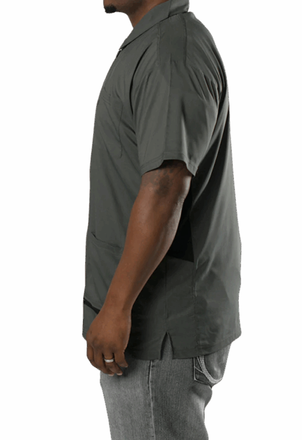 Barber Strong Barber Jacket Gray Side