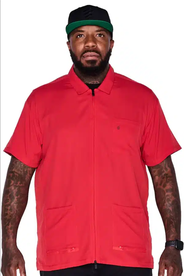 Barber Strong Barber Jacket Red