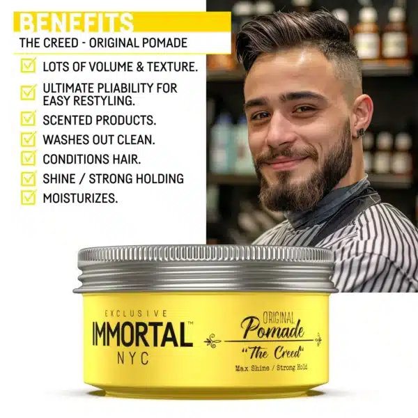 Immortal NYC "The Creed" Original Pomade - Info 2