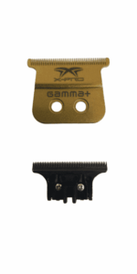 Gamma Fixed Gold Titanium X-Pro Wide Trimmer Blade with DLC "The One" Cutter Set #GP527GB