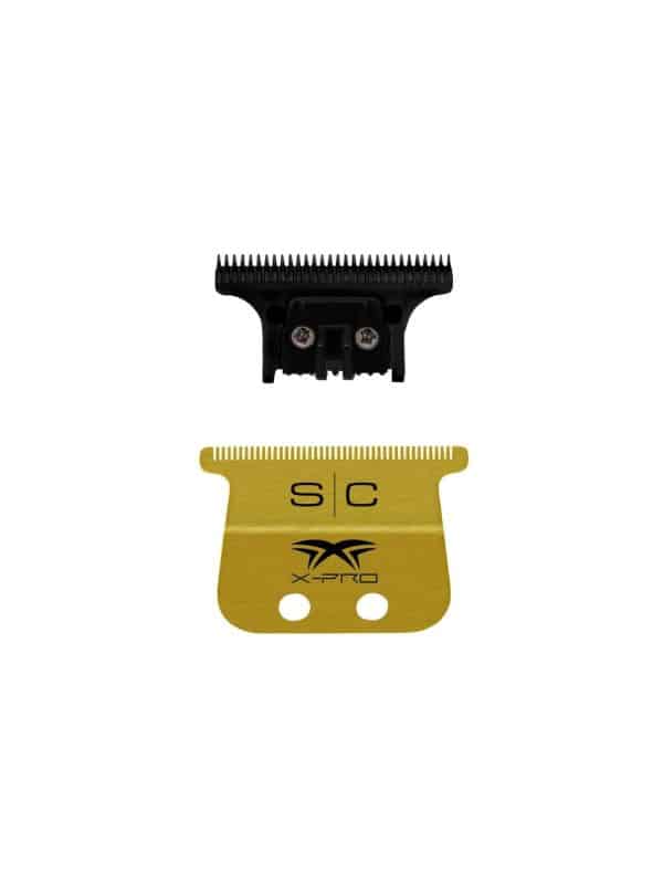 Stylecraft Fixed Gold Titanium X-Pro Wide Trimmer Blade with DLC "The One" Cutter Set #SC527GB