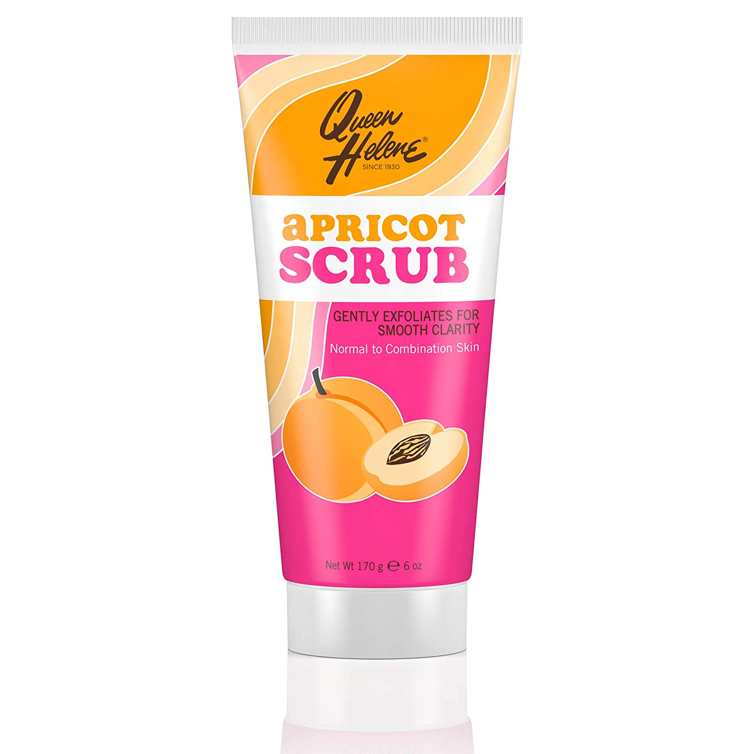 Queen Helene Apricot Scrub 6oz - Barber Depot - Barber Supply