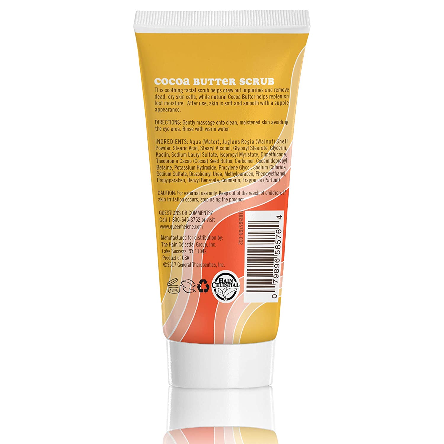 Queen Helene Cocoa Butter Scrub 6oz - Back