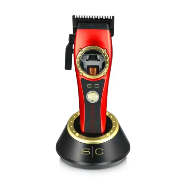 Stylecraft Instinct Clipper SC607M - Red Cover on Stand