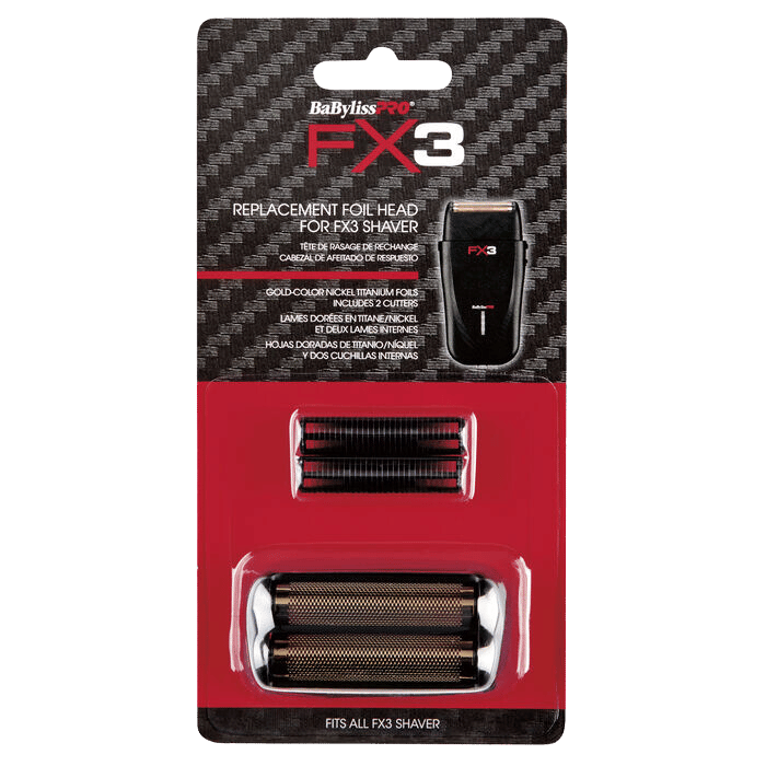 BabylissPro FX3 Shaver Replacement Foil and Cutter #FXX3RFB Package Front