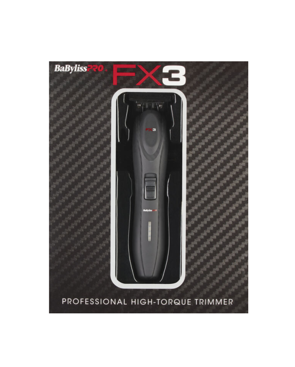 BabylissPro FX3 Trimmer Black #FXX3TB - Package Front