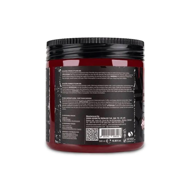 Barber Hair Gel No.33 by Marmara 500ml Barber Depot Barber Supply