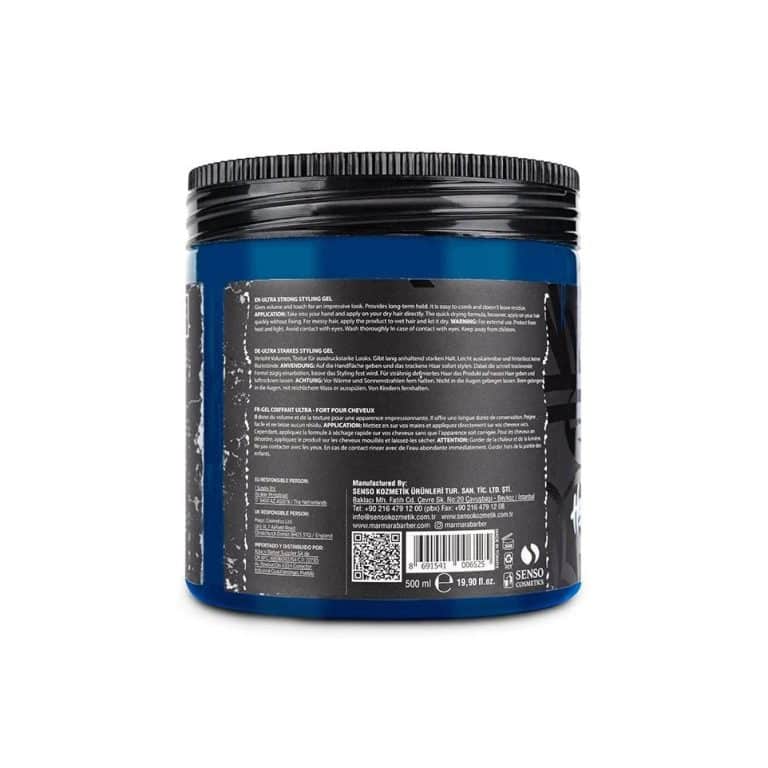 Barber Hair Gel No.34 by Marmara 500ml Barber Depot Barber Supply