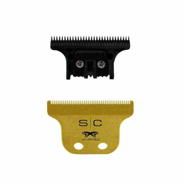 StyleCraft Gold X-Pro Fixed Trimmer Blade with DLC The One Cutter Set #SC529GB