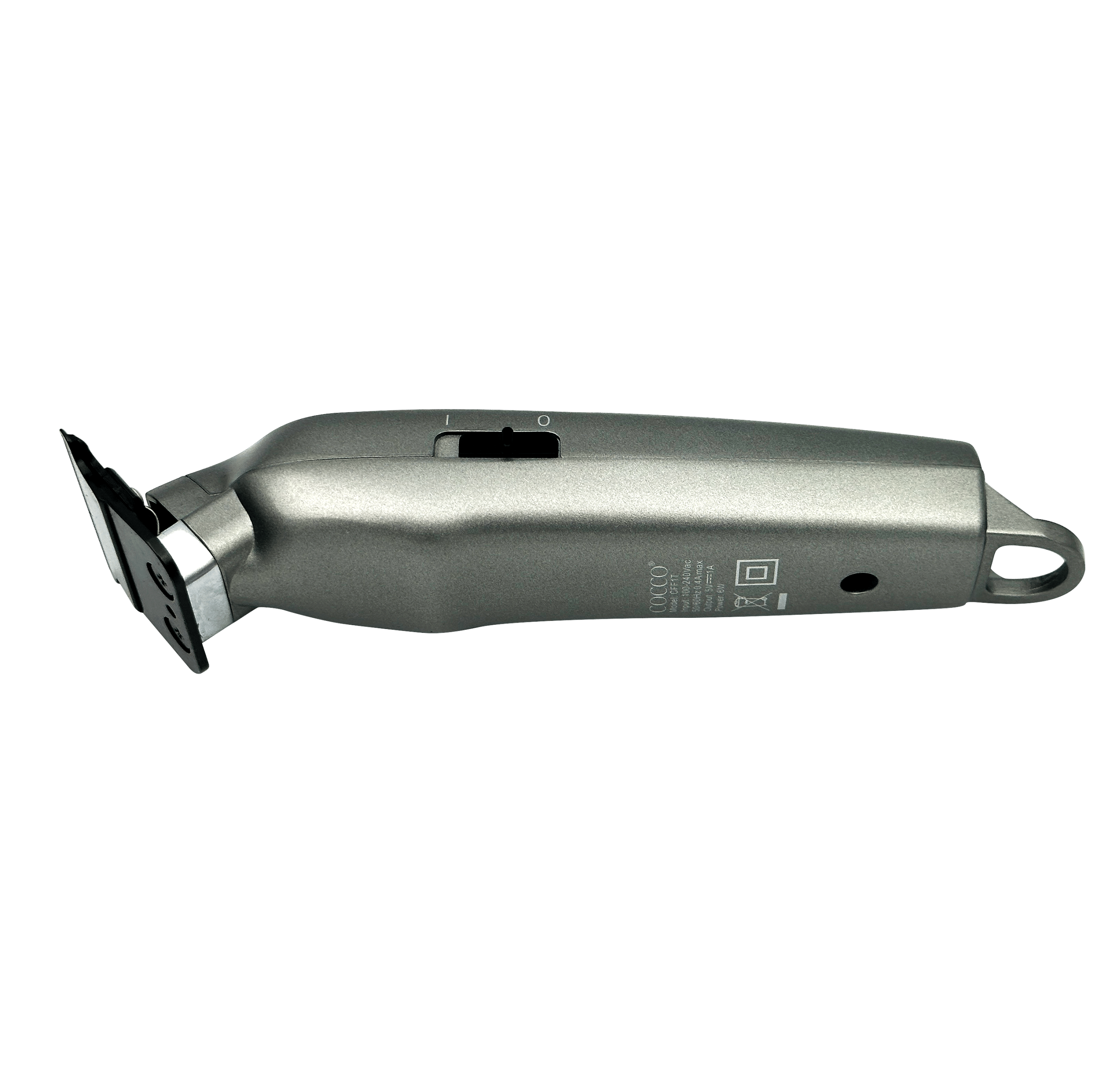 Cocco Pro All-Metal Trimmer - Gray #CPBT-Gray - Angled