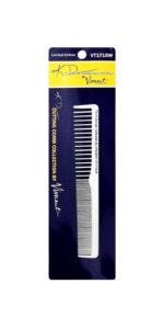 Vincent KD Ceramic White All Purpose Styling Comb #VT1715W