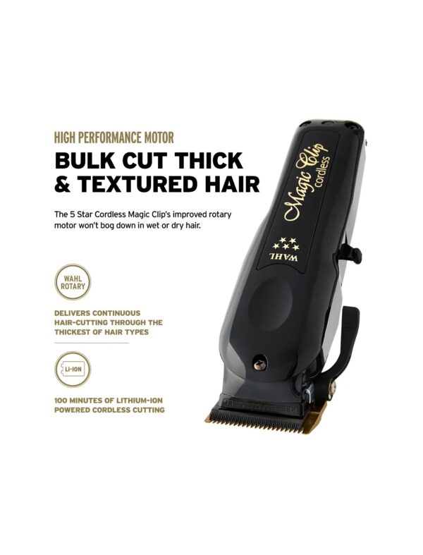 Wahl Cordless Barber Combo #3025397 Clipper Info 2