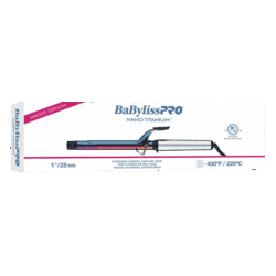 BabylissPro Nano Titanium Limited Edition Iridescent 1" Extended Barrel Curling Iron #BNTWRB100XLUC
