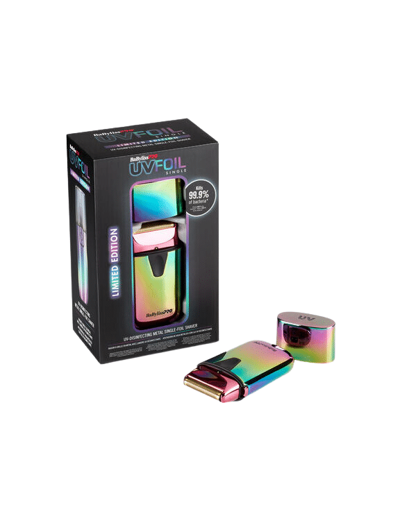 https://www.barberdepots.com/wp-content/uploads/2023/09/babylisspro-uvfoil-limited-edition-iridescent-single-foil-shaver-fxlfs1rb-displayed.png