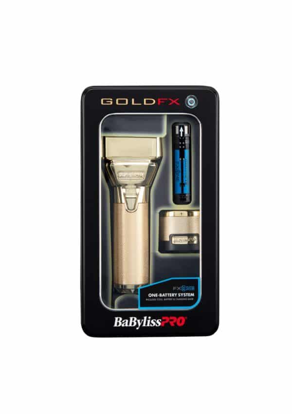 BabylissPro FXOne Cordless Double Foil Shaver Gold #FX79FSG - Package Front