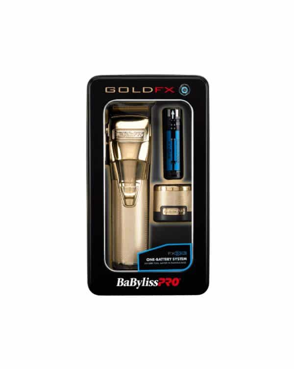 BabylissPro FXOne Cordless Clipper Gold #FX899 - Package Front