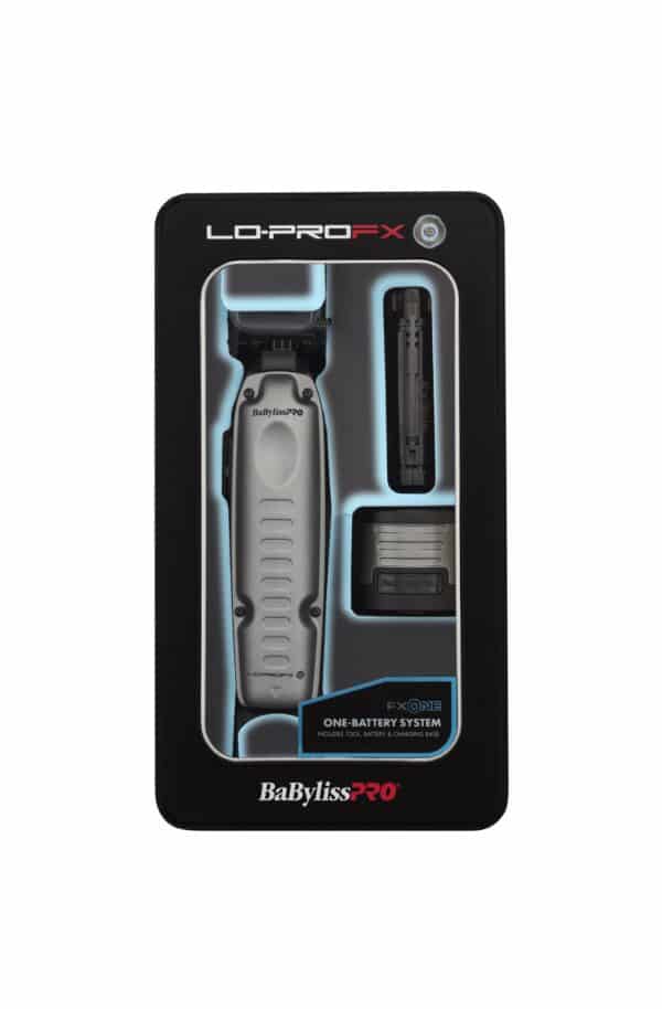 BabylissPro FXOne Lo-ProFX Trimmer Gray #FX729 Package Front