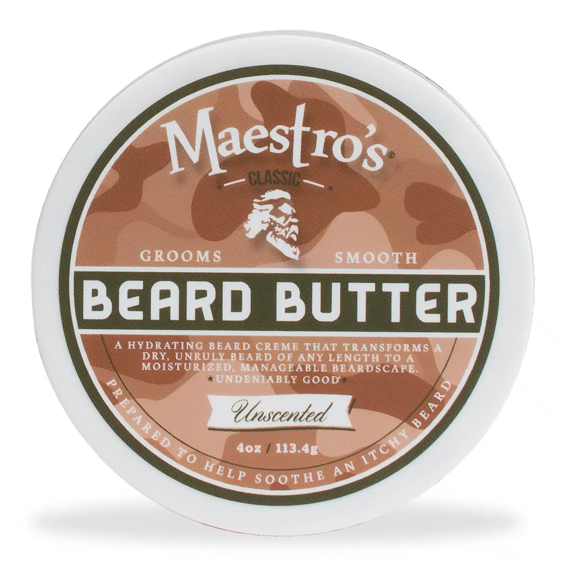 Maestros Beard Butter 4oz - Unscented Top