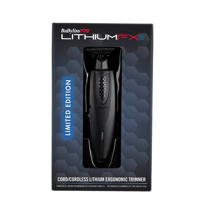 BabylissPro LithiumFX+ Matte Black Cordless Trimmer #FX773NMB - Package Front