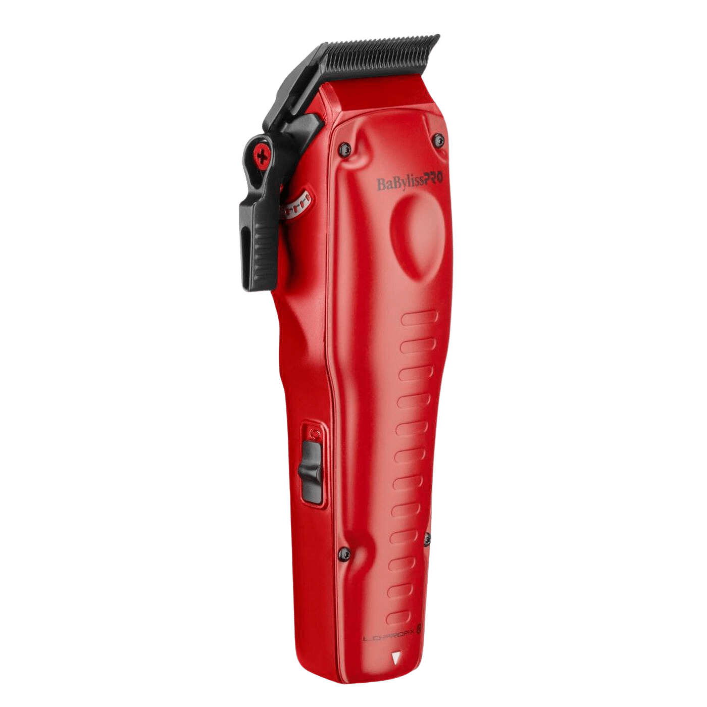 BabylissPro FXOne Lo-ProFX Limited Edition Matte Red Clipper #FX829MR - Angled