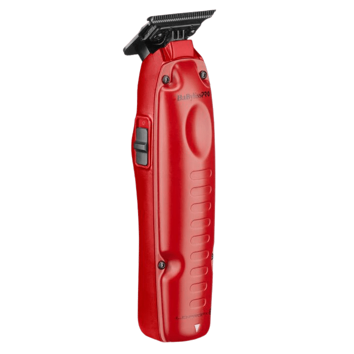 BabylissPro FXOne Lo-ProFX Limited Edition Matte Red Trimmer #FX729MR - angled