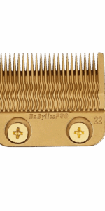 BabylissPro Gold Titanium Metal Injection Molded (MIM) Precision Fade Blade #FX8022G