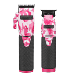 BabylissPro LimitedFX Pink Camo Clipper and Trimmer Combo #FXHOLPKCAMPK
