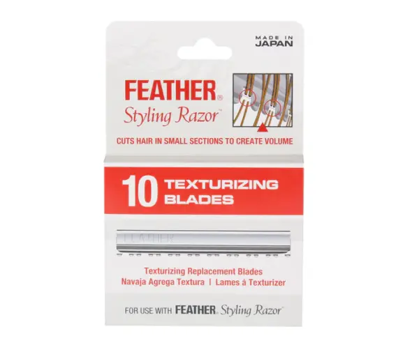 Feather Styling Razor - Texturizing Blades 10pk