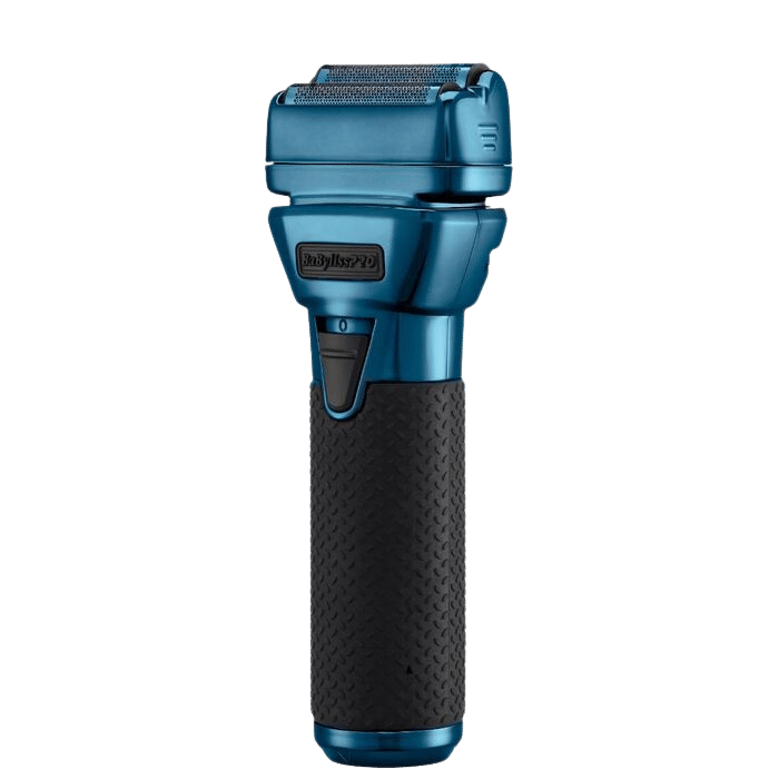 BabylissPro FXOne BlueFX Double Foil Shaver #FX79FSBL - Angled