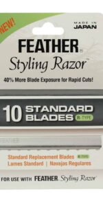 Feather Styling Razor Standard R-Type Blade - 10PK