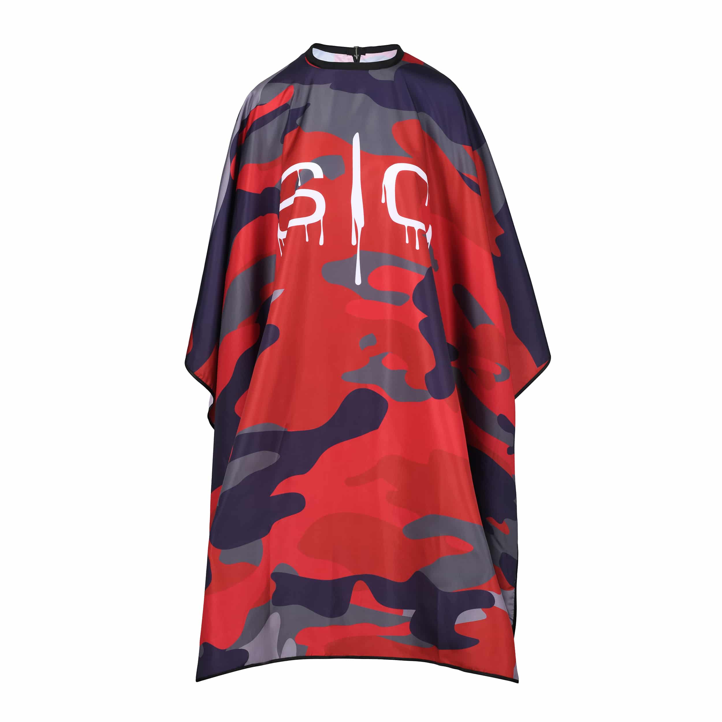 ★TOUT Y EST★ Lyon C Camo Original Red LN.C-CM-OL-RD StyleCraft Cutting Cape Red Camo #SC306M - Barber Depot