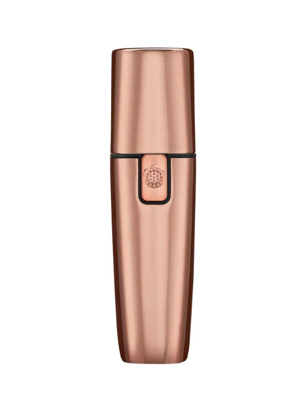 BabylissPro UVFoil Double Foil Rose Gold Shaver #FXLFS2RG - Side view with lid on