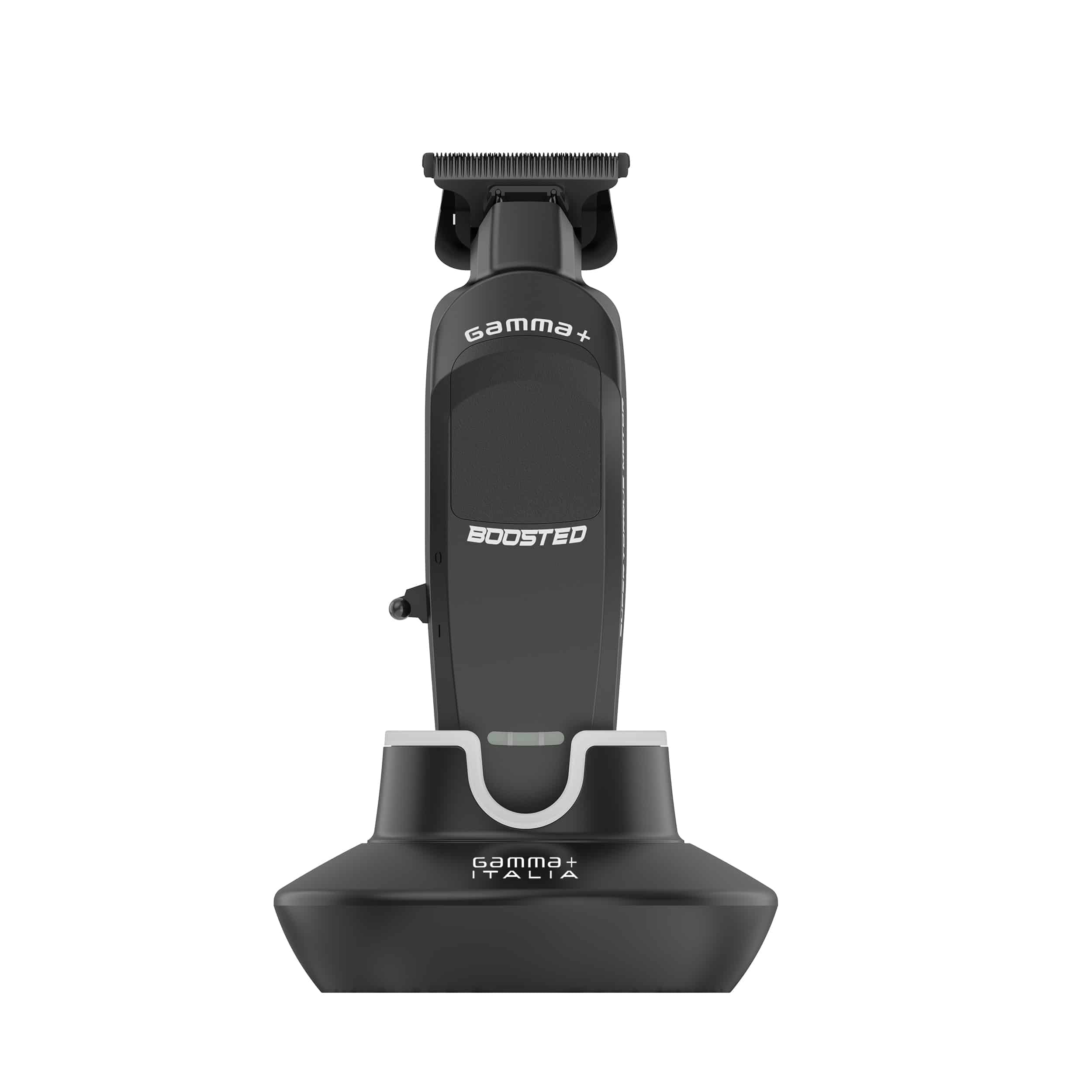 Gamma Boosted Trimmer #GP402M - Black cover on charging dock