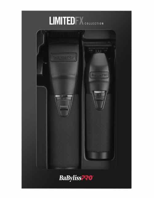 BabylissPro LimitedFX Clipper and Trimmer Collection Matte Black #FXDUOCTMB - Package Front