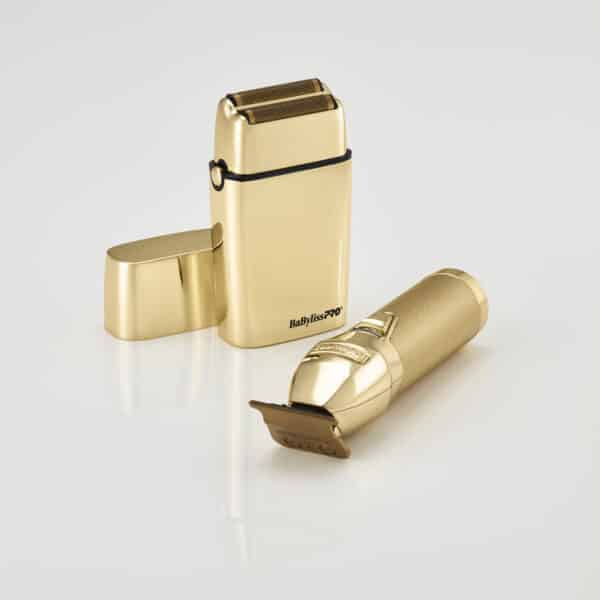 BabylissPro Limited Edition Gold Trimmer and Double Foil Shaver Value Pack #FXDUOFS2TG - view 1