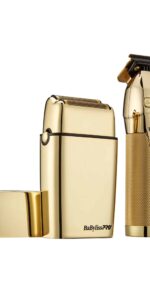 BabylissPro Limited Edition Gold Trimmer and Double Foil Shaver Value Pack #FXDUOFS2TG - View 2