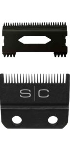 StyleCraft Black Diamond Fade Blade with Shallow Tooth 2.0 Moving Blade #SC534B