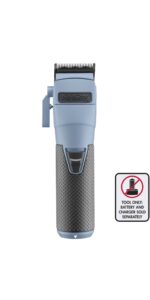 BabylissPro FXOne Limited Edition Matte Blue Clipper (TOOL ONLY) #LFX899BC - No Battery Sign