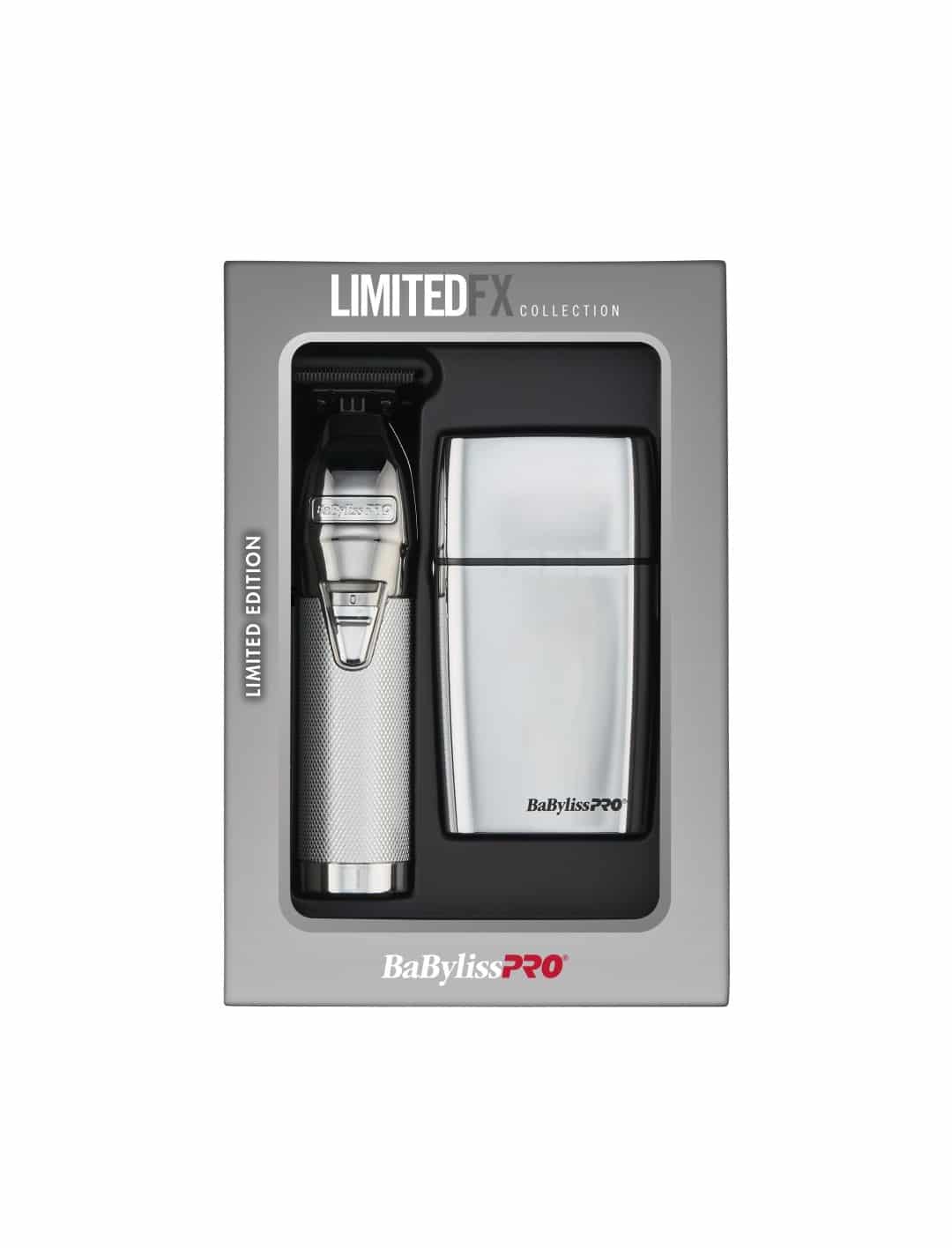 BabylissPro Limited Edition Silver Trimmer and Double Foil