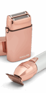 BabylissPro Limited Edition Rose Gold Trimmer and Double Foil Shaver Value Pack #FXDUOFS2TRG - Tools Displayed