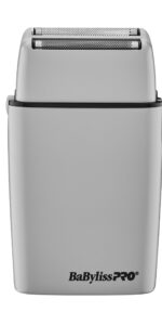 BabylissPro FoilFX02 Limited Edition Grey Metal Double Foil Shaver #FXFS2GY