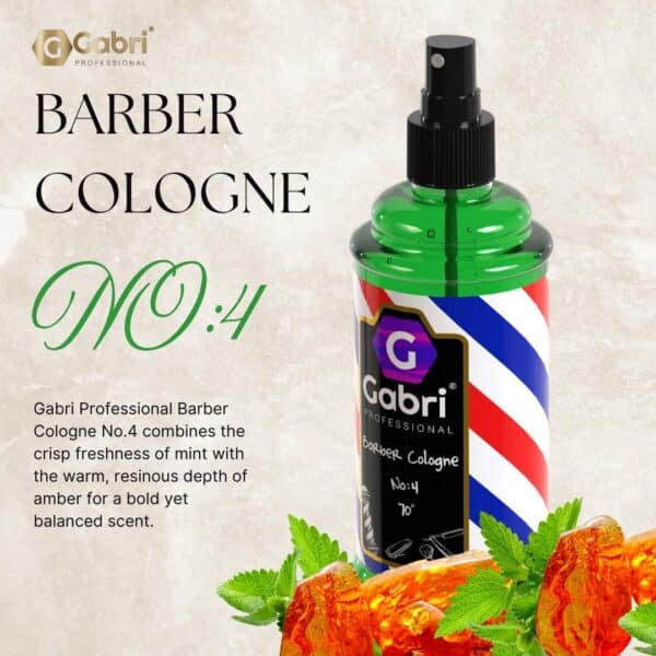 Gabri Barber Cologne 400ml No. 4 - Scent info
