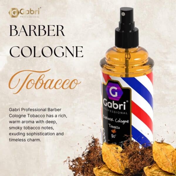 Gabri Barber Cologne 400ml Tobacco - Scent info